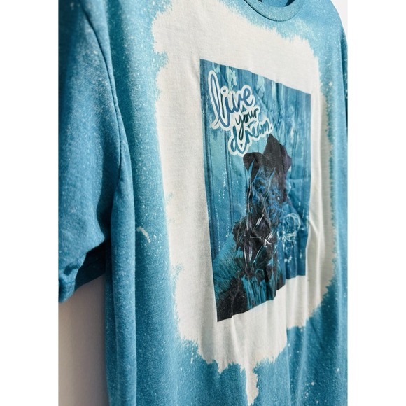 Freddy Krueger Nightmare on Elm Street Halloween "Live your Dream" Blue T Shirt - Picture 6 of 14